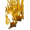 Photograph of yellow shovels hanging in a cluster representing a few different Botanic Niche models