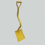 This is an image of an Ergonomic Shovel BN01. This is the original shovel designed for shifting, loading and spreading light to heavy material.