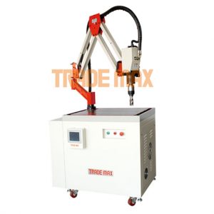 Image of Hydraulic tapping machine with t-slot table and automatic depth controller