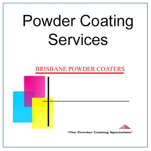 Brisbane Powder Coaters logo with the words "Powder Coating Services".