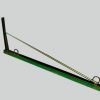 This is an image of a bracket Radius Benders fabricated for the Funcourt portable net system.